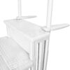 Select Anti-Slip in-Pool Steps | Gray | for Above Ground Swimming Pools | Can Mount to Decks 48" to 54" H | Safety Stairs Capacity Up to 300 lbs