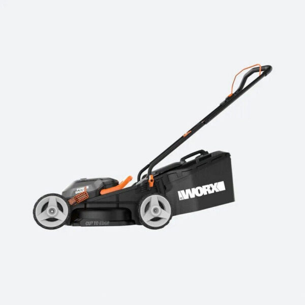 Worx 40V Cordless Lawn Mower 14′′ with Intellicut, Mulching, 2x20V 4.0Ah Batteries and Charger Included
