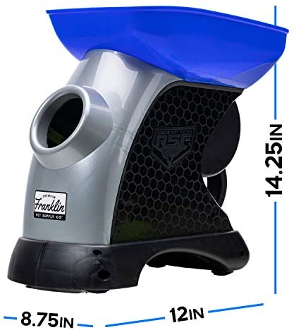 Franklin Pet Automatic Tennis Ball Launcher Dog Toy with Adjustable Distance & Angles, Includes Power Adapter & Tennis Balls