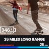Caribou Electric Skateboard – 32 MPH, 26 Mile Range, Dual 1000W Motors, Longboard for Adults & Teens, 6-Month Warranty