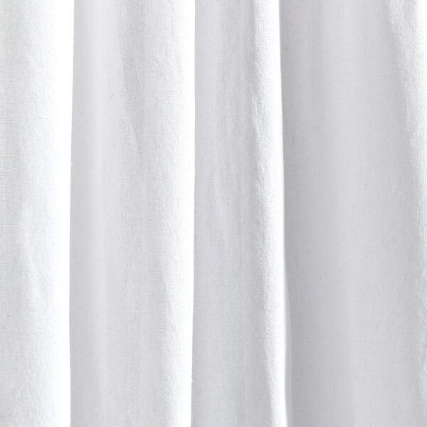 Lush Decor Boho Pom Pom Tassel Linen Window Curtain Panel (Single)
