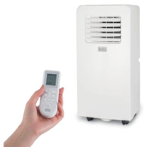 BLACK+DECKER 10,000 BTU Portable Air Conditioner with Remote Control, White