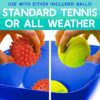 Franklin Pet Automatic Tennis Ball Launcher Dog Toy with Adjustable Distance & Angles, Includes Power Adapter & Tennis Balls