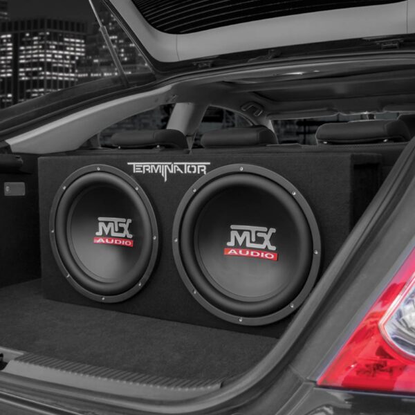 MTX TNP212D2 12′′ 1200W Dual Car Subwoofer Package with Amplifier & Installation Kit