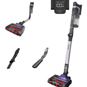 Shark IZ862H Stratos Cordless Vacuum with Clean Sense IQ and Odor Neutralizer, DuoClean PowerFins HairPro, Includes Duster Crevice Tool & Anti-Allergen Brush, Up to 60 Minute Runtime, Ash Purple