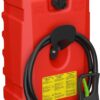 Scepter Duramax 14-Gallon Portable Fuel Tank with Pump & 10ft Hose – Red