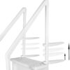 Select Anti-Slip in-Pool Steps | Gray | for Above Ground Swimming Pools | Can Mount to Decks 48" to 54" H | Safety Stairs Capacity Up to 300 lbs