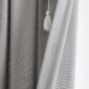 Lush Decor Boho Pom Pom Tassel Linen Window Curtain Panel (Single)