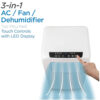 BLACK+DECKER 10,000 BTU Portable Air Conditioner with Remote Control, White