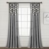 Lush Decor Boho Pom Pom Tassel Linen Window Curtain Panel (Single)