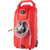 VEVOR 16 Gallon Portable Fuel Caddy with 6-Inch Wheels & Metal Hose for Gasoline/Diesel