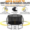 Jumpzylla 16FT Trampoline with Enclosure & Double Color Pad Cover