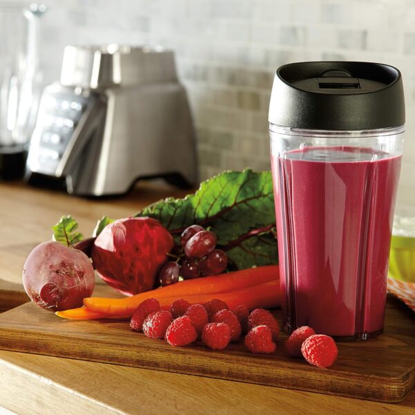 Oster Pro 1200 Blender, 6-Cup Glass Jar, 24-Ounce Smoothie Cup, 7 Speeds, Brushed Nickel