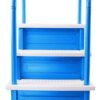 Select Anti-Slip in-Pool Steps | Gray | for Above Ground Swimming Pools | Can Mount to Decks 48" to 54" H | Safety Stairs Capacity Up to 300 lbs