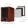 Ivation 5-in-1 HEPA Air Purifier & Ozone Generator, Ionizer & Deodorizer for Up to 3,700 Sq/Ft Included HEPA, Carbon and Photocatalytic Filters, with UV Light and Negative Ion Generator