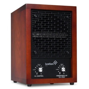 Ivation 5-in-1 HEPA Air Purifier & Ozone Generator, Ionizer & Deodorizer for Up to 3,700 Sq/Ft Included HEPA, Carbon and Photocatalytic Filters, with UV Light and Negative Ion Generator