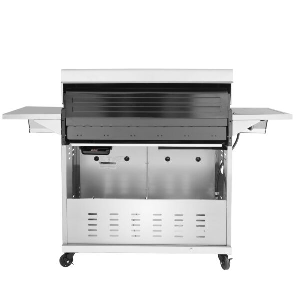 Royal Gourmet GA6402S Stainless Steel Gas Grill, Premier 6-Burner Propane Grill with Sear Burner and Side Burner, 74,000 BTU, Cabinet Style, Outdoor BBQ Party Grill, Silver