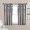 Lush Decor Boho Pom Pom Tassel Linen Window Curtain Panel (Single)