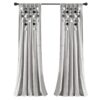 Lush Decor Boho Pom Pom Tassel Linen Window Curtain Panel (Single)