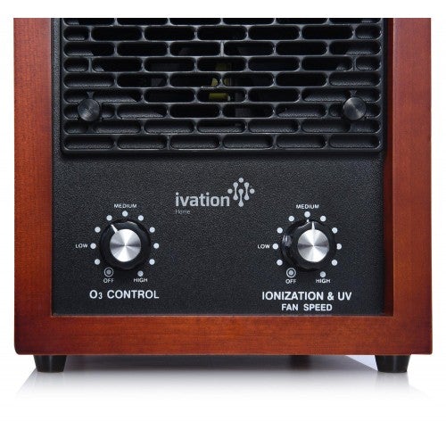 Ivation 5-in-1 HEPA Air Purifier & Ozone Generator, Ionizer & Deodorizer for Up to 3,700 Sq/Ft Included HEPA, Carbon and Photocatalytic Filters, with UV Light and Negative Ion Generator