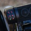 Kuryakyn Road Thunder 300W Waterproof Bluetooth Motorcycle Sound Bar, Handlebar Mount, Satin Black