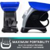 Franklin Pet Automatic Tennis Ball Launcher Dog Toy with Adjustable Distance & Angles, Includes Power Adapter & Tennis Balls