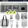 Sewinfla 30x20x13Ft Inflatable Paint Booth with Blowers & Air Filter System – Professional Spray Tent