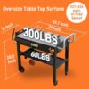 Portable Grill Table Stand | Folding Prep Station for 17" or 22" Blackstone Griddles