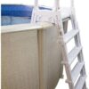 Select Anti-Slip in-Pool Steps | Gray | for Above Ground Swimming Pools | Can Mount to Decks 48" to 54" H | Safety Stairs Capacity Up to 300 lbs