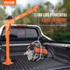 VEVOR Electric Truck Crane 1100 lbs Capacity, 360° Swivel, Adjustable Boom, Heavy-Duty Lifting for Construction & Factory Use