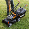 Worx 40V Cordless Lawn Mower 14′′ with Intellicut, Mulching, 2x20V 4.0Ah Batteries and Charger Included