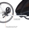 Thule – Coaster XT 2-Seat Bicycle Trailer and Stroller – Black