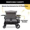Jeep Wrangler Deluxe 4 Seater Stroller Wagon by Delta Children