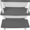 Select Anti-Slip in-Pool Steps | Gray | for Above Ground Swimming Pools | Can Mount to Decks 48" to 54" H | Safety Stairs Capacity Up to 300 lbs