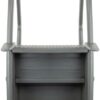 Select Anti-Slip in-Pool Steps | Gray | for Above Ground Swimming Pools | Can Mount to Decks 48" to 54" H | Safety Stairs Capacity Up to 300 lbs