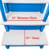 Select Anti-Slip in-Pool Steps | Gray | for Above Ground Swimming Pools | Can Mount to Decks 48" to 54" H | Safety Stairs Capacity Up to 300 lbs