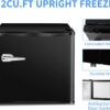 Antarctic Star Mini Upright Freezer -1.2 cu.ft