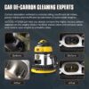 Walnut Blaster Engine Intake Valve Cleaner – Automotive Carbon Remover with Screen Separator