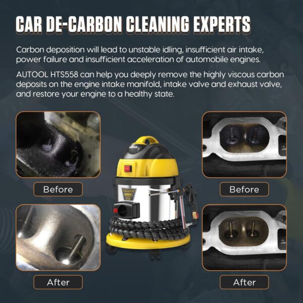 Walnut Blaster Engine Intake Valve Cleaner – Automotive Carbon Remover with Screen Separator
