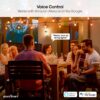 Atomi Smart WiFi Color String Lights, 24ft, Alexa/Google Compatible, Waterproof LED